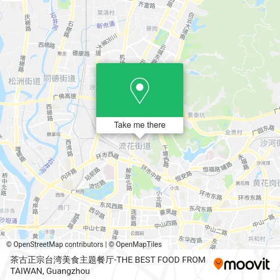 茶古正宗台湾美食主题餐厅-THE BEST FOOD FROM TAIWAN map