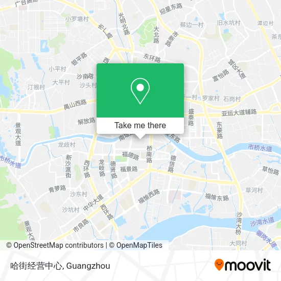 哈街经营中心 map