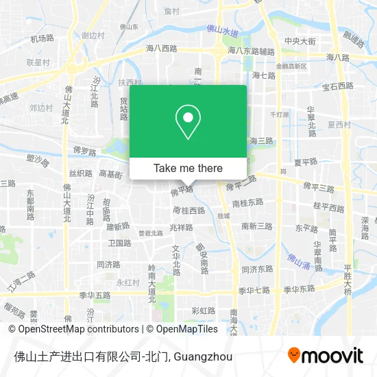佛山土产进出口有限公司-北门 map