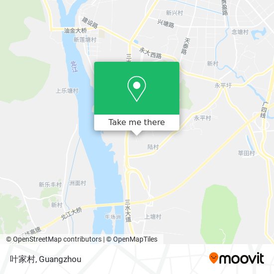 叶家村 map