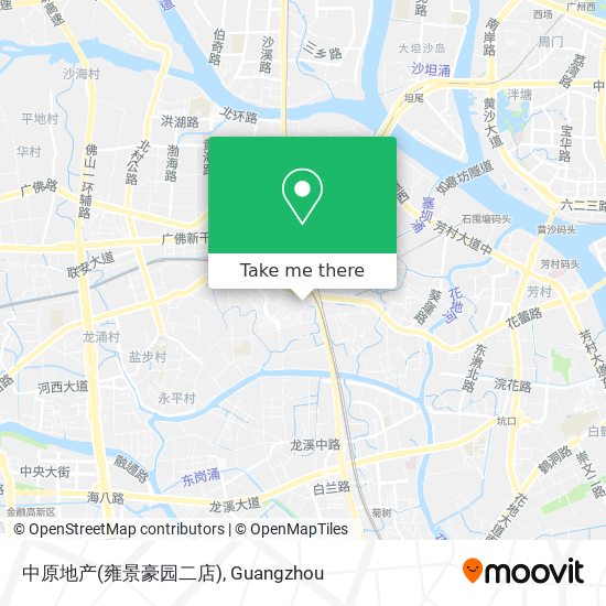 中原地产(雍景豪园二店) map