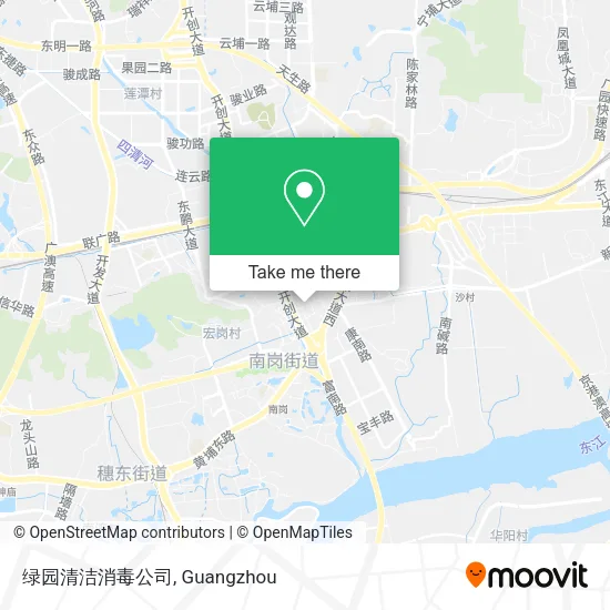 绿园清洁消毒公司 map
