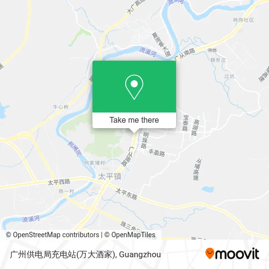 广州供电局充电站(万大酒家) map