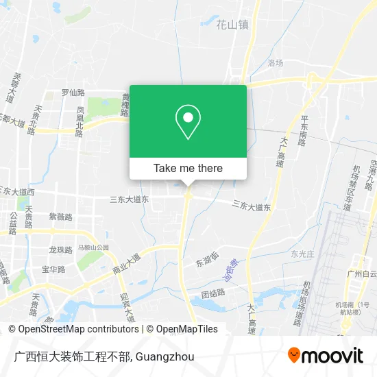 广西恒大装饰工程不部 map