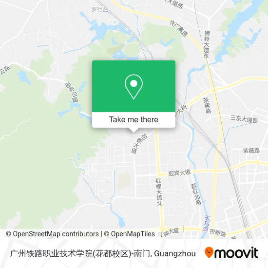 广州铁路职业技术学院(花都校区)-南门 map