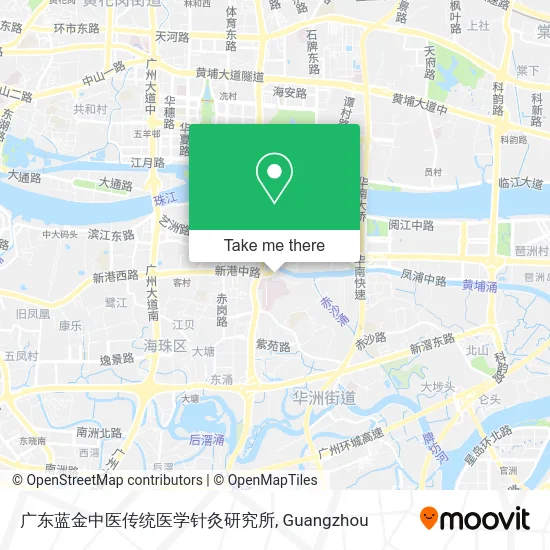 广东蓝金中医传统医学针灸研究所 map