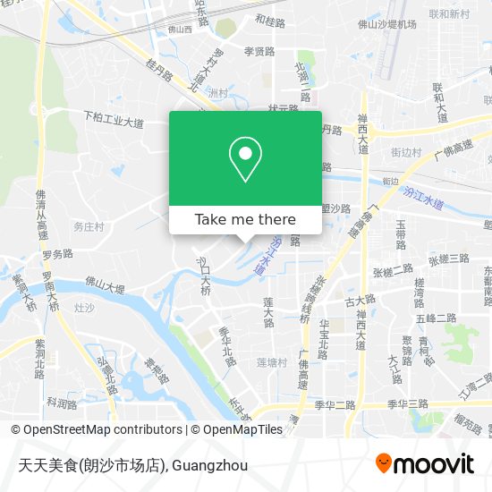 天天美食(朗沙市场店) map