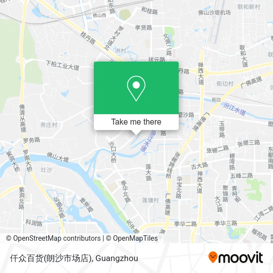 仟众百货(朗沙市场店) map