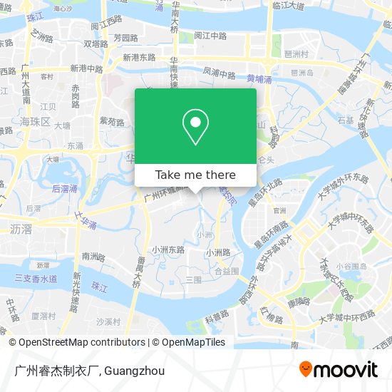 广州睿杰制衣厂 map