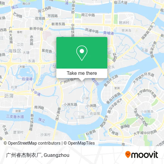 广州睿杰制衣厂 map