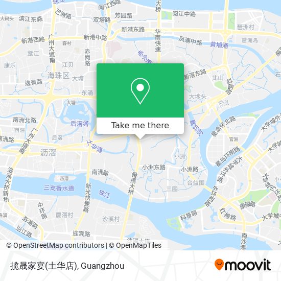 揽晟家宴(土华店) map