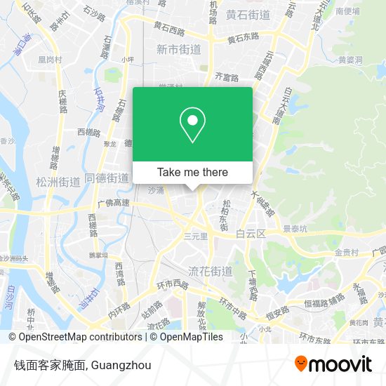 钱面客家腌面 map