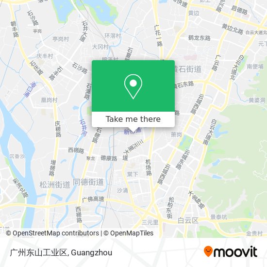 广州东山工业区 map