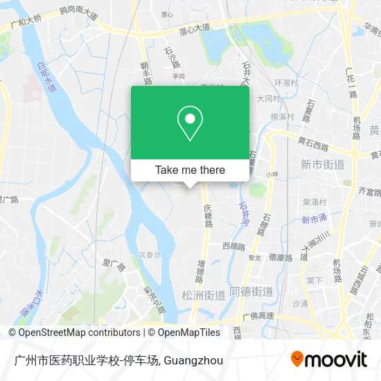广州市医药职业学校-停车场 map