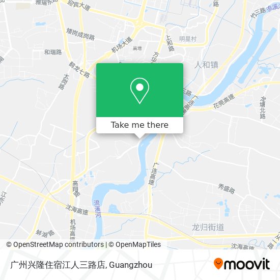广州兴隆住宿江人三路店 map