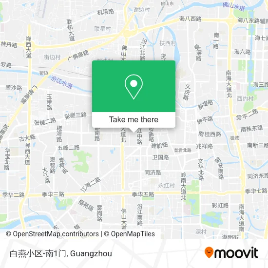 白燕小区-南1门 map