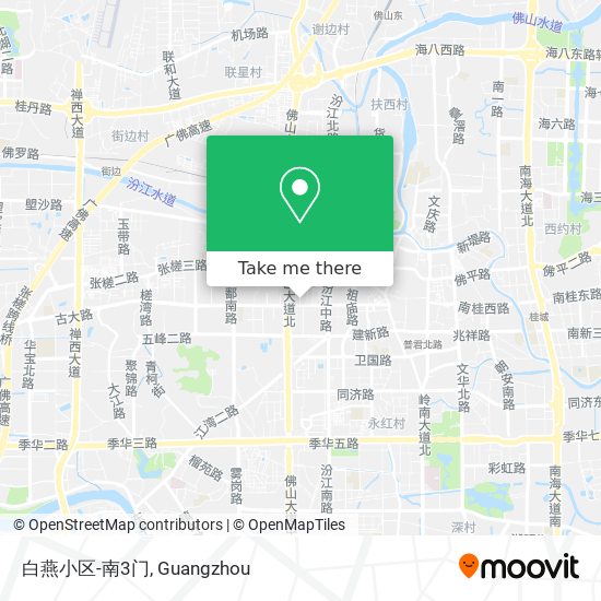 白燕小区-南3门 map