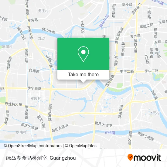 绿岛湖食品检测室 map