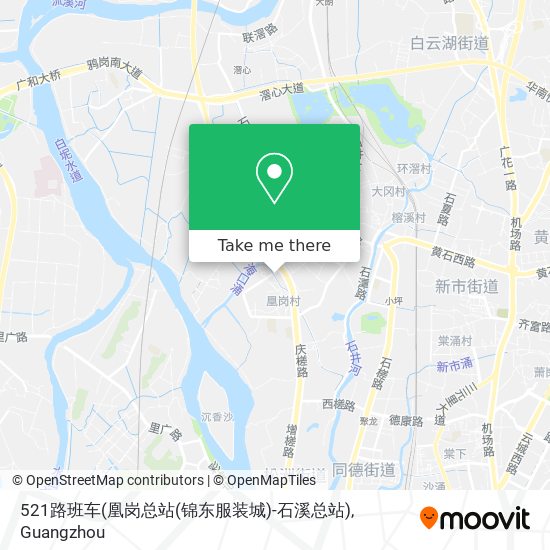 521路班车(凰岗总站(锦东服装城)-石溪总站) map