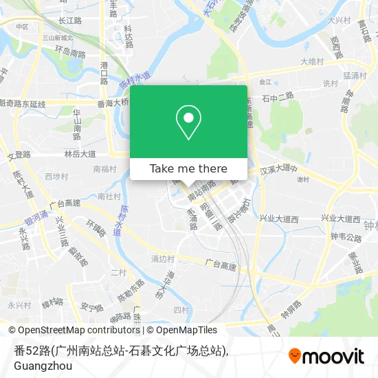 番52路(广州南站总站-石碁文化广场总站) map