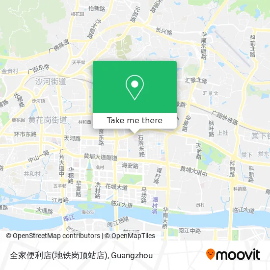 全家便利店(地铁岗顶站店) map