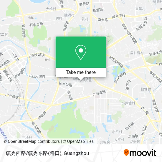 毓秀西路/毓秀东路(路口) map