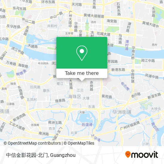 中信金影花园-北门 map