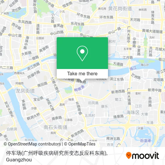 停车场(广州呼吸疾病研究所变态反应科东南) map