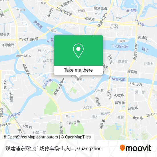 联建浦东商业广场停车场-出入口 map