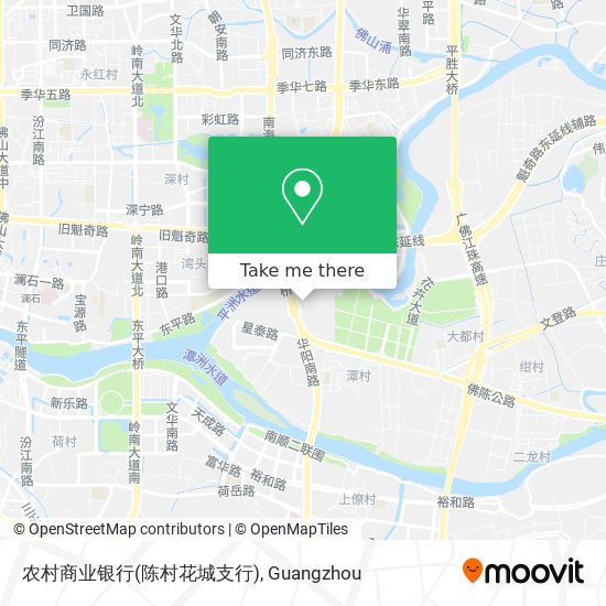 农村商业银行(陈村花城支行) map