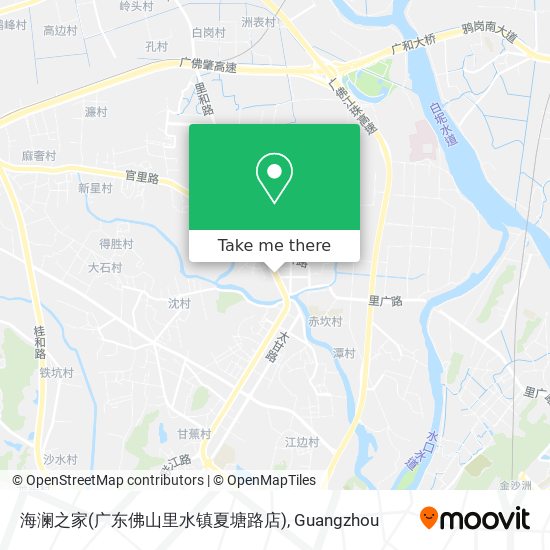 海澜之家(广东佛山里水镇夏塘路店) map