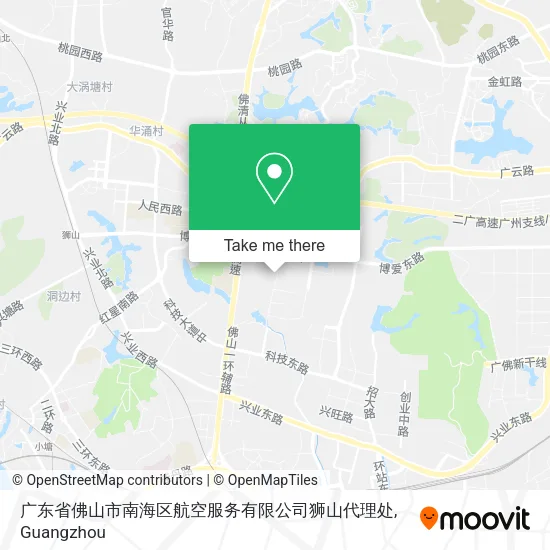 广东省佛山市南海区航空服务有限公司狮山代理处 map