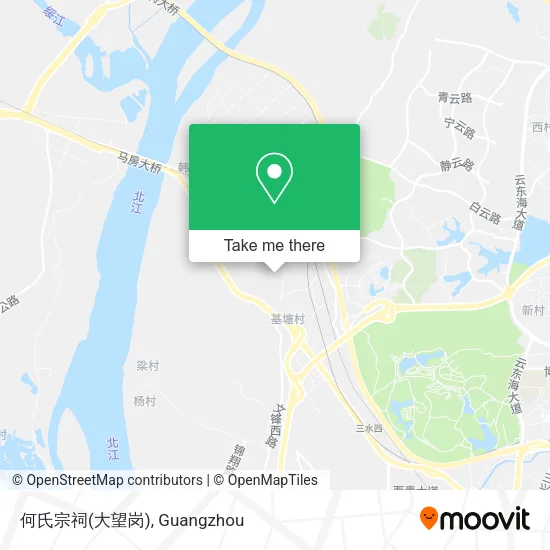 何氏宗祠(大望岗) map