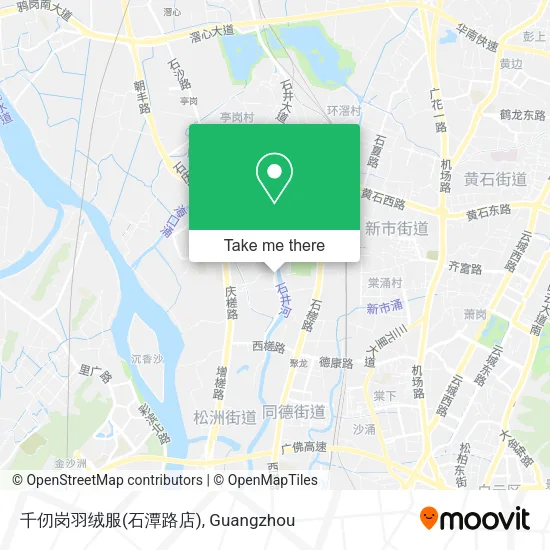 千仞岗羽绒服(石潭路店) map