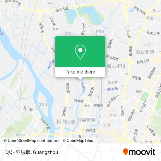 冰洁羽绒服 map