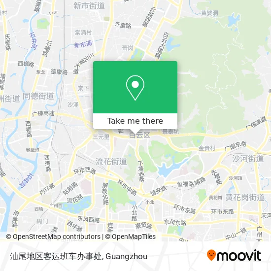 汕尾地区客运班车办事处 map