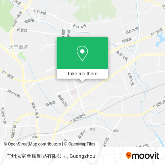 广州泓富金属制品有限公司 map