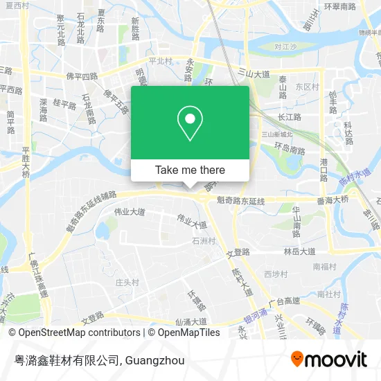粤潞鑫鞋材有限公司 map