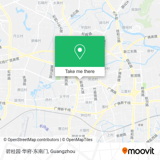 碧桂园·华府-东南门 map
