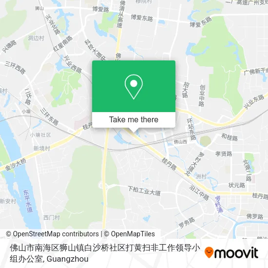 佛山市南海区狮山镇白沙桥社区打黄扫非工作领导小组办公室 map