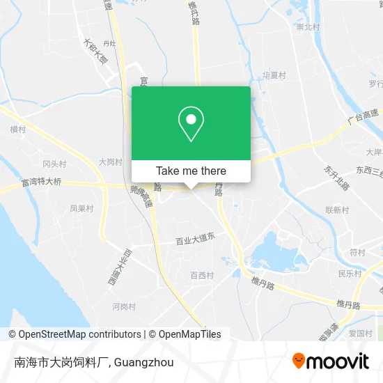 南海市大岗饲料厂 map