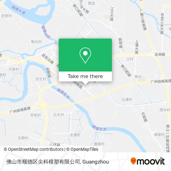 佛山市顺德区尖科模塑有限公司 map