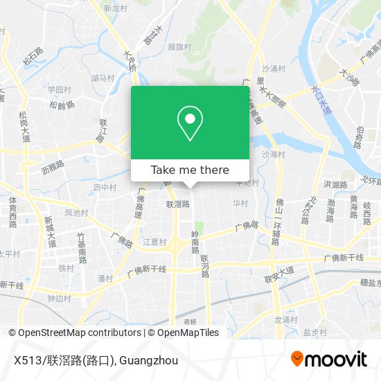 X513/联滘路(路口) map