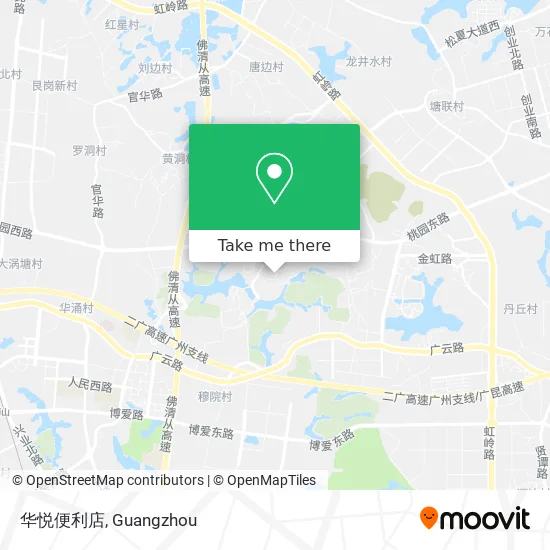 华悦便利店 map