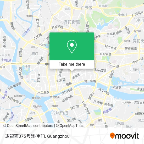 惠福西375号院-南门 map