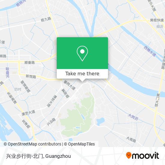 兴业步行街-北门 map