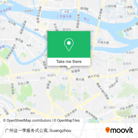 广州这一季服务式公寓 map