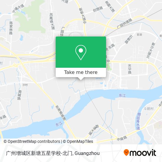 广州增城区新塘五星学校-北门 map