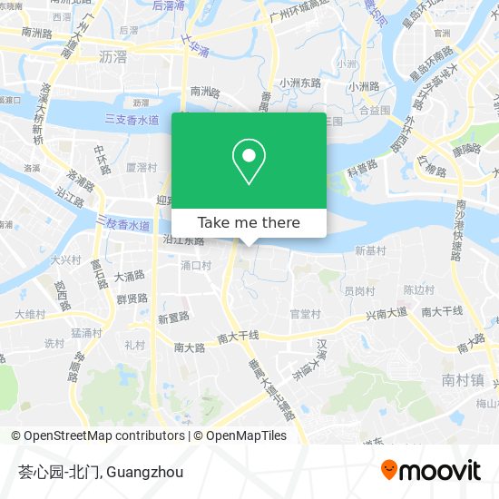 荟心园-北门 map