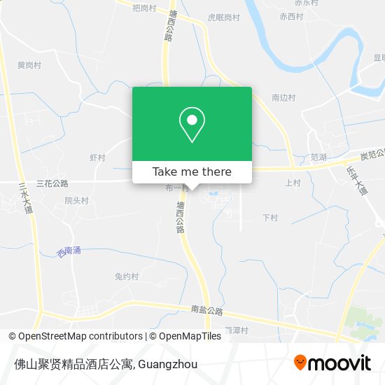 佛山聚贤精品酒店公寓 map